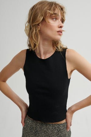 Top in organic cotton / 10 / 02 / onyx black