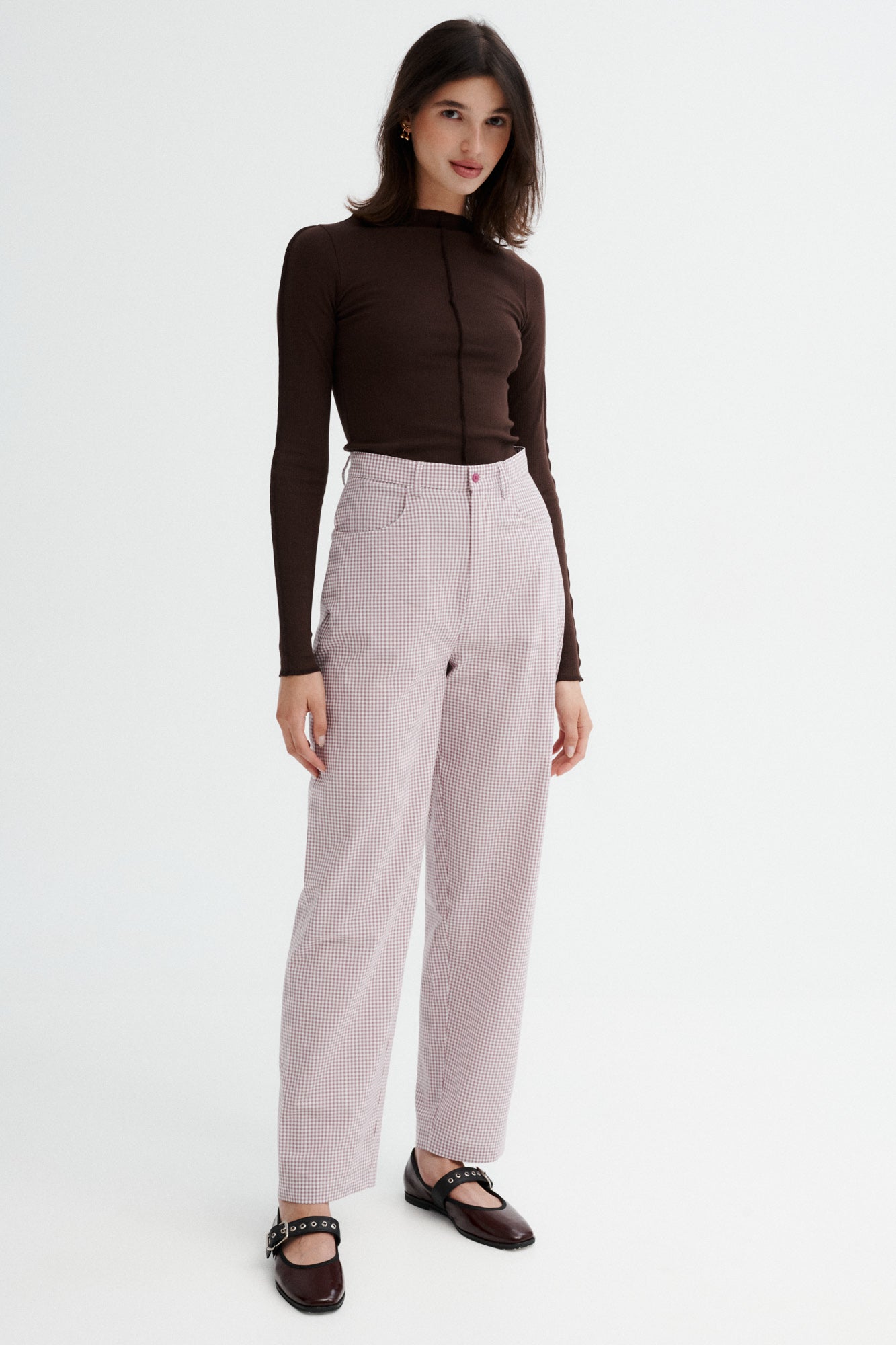 Cotton trousers / 05 / 19 / pale rose