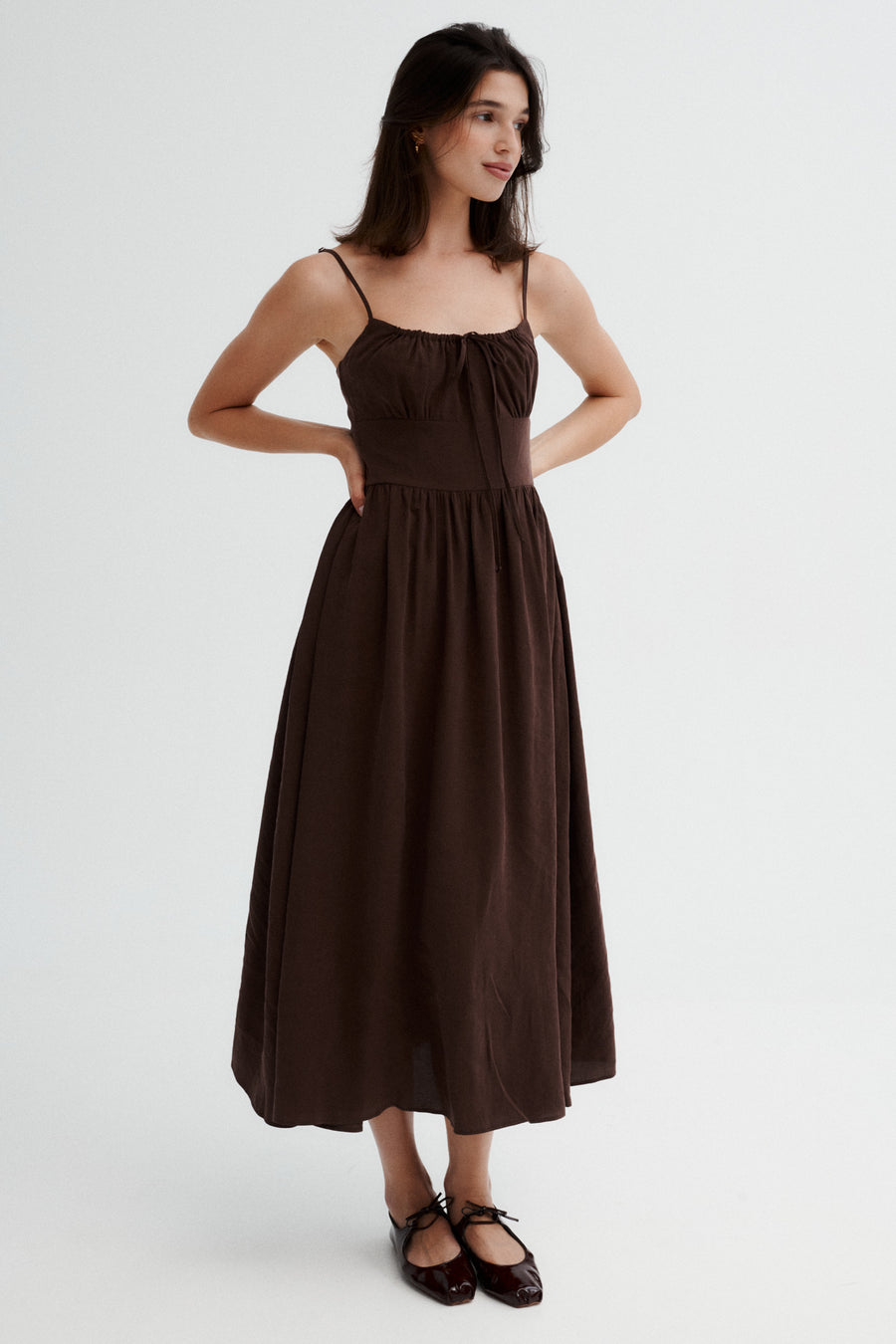 Dress in modal / 03 / 23 / dark chocolate