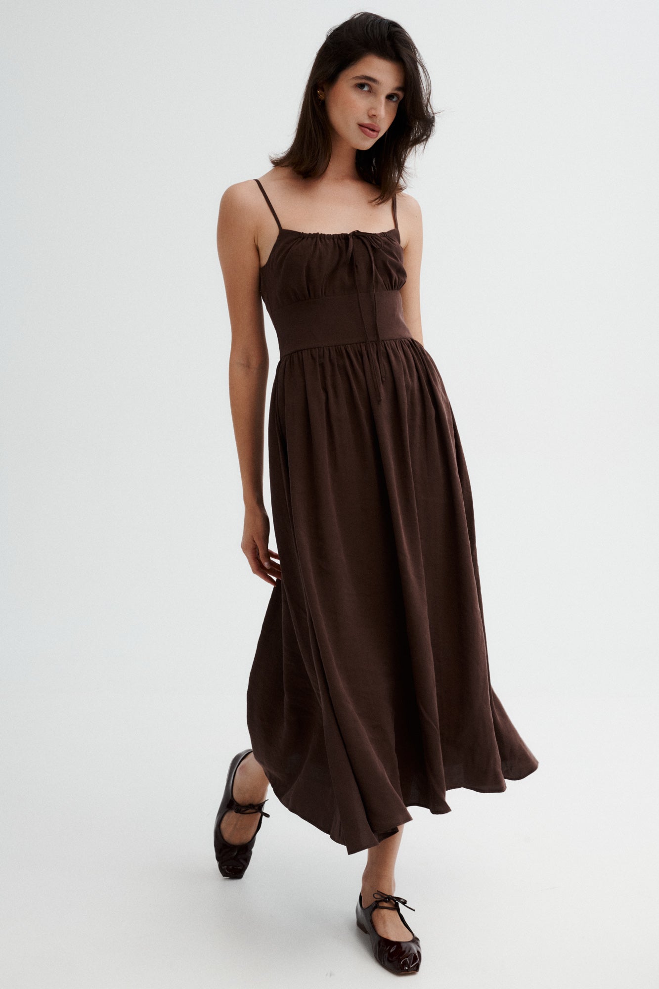 Dress in modal / 03 / 23 / dark chocolate