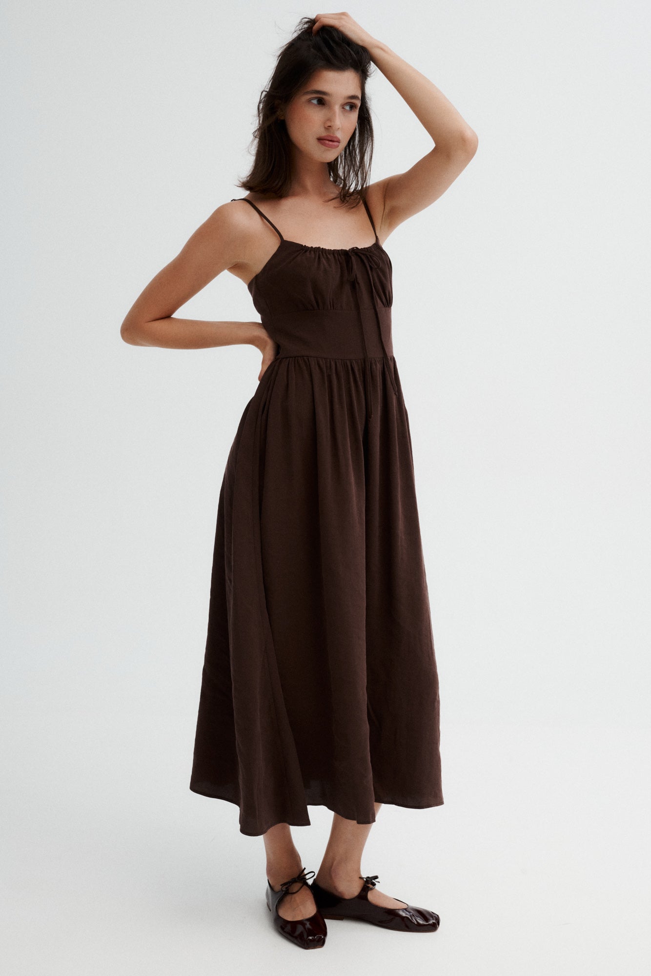 Dress in modal / 03 / 23 / dark chocolate