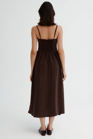 Dress in modal / 03 / 23 / dark chocolate