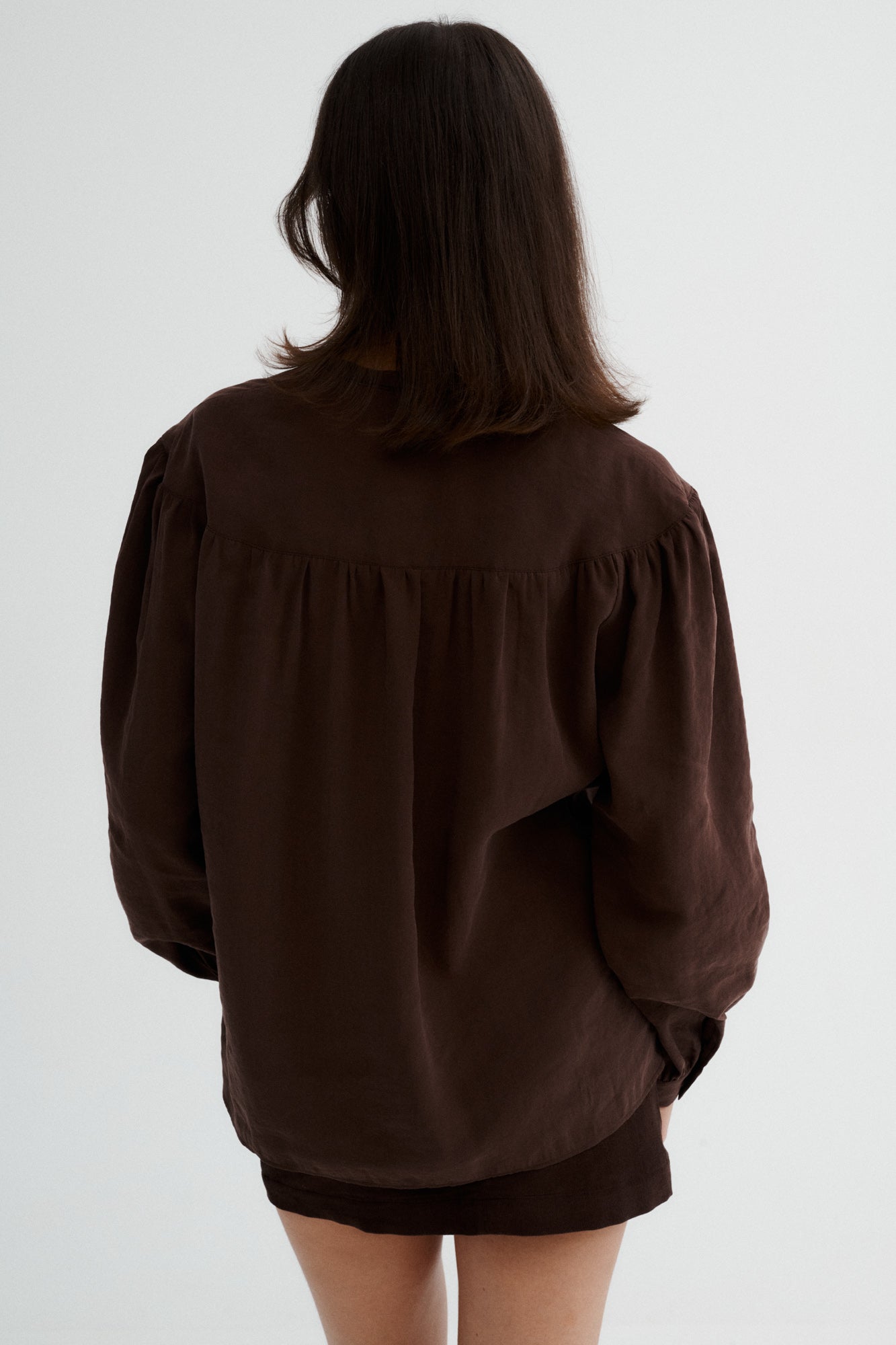 Modal shirt / 12 / 12 / dark chocolate