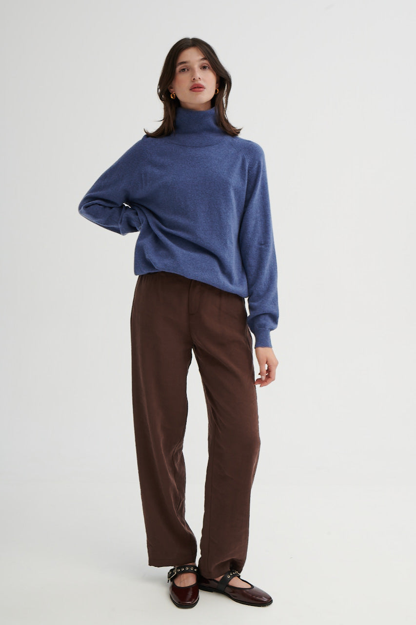 Sweater in merino wool / 16 / 13 / storm blue