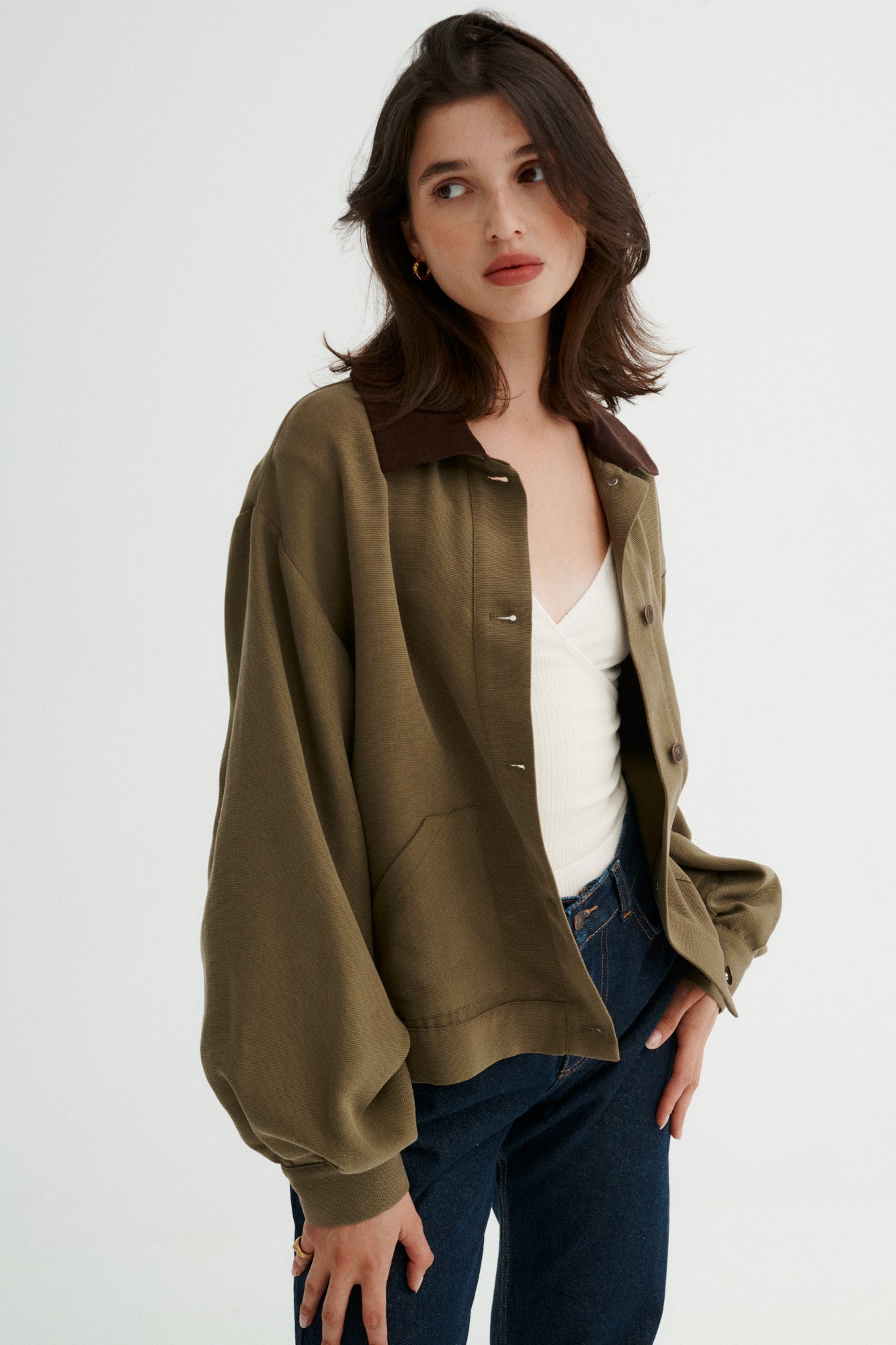 Tencel™ jacket / 18 / 11 / dusty green