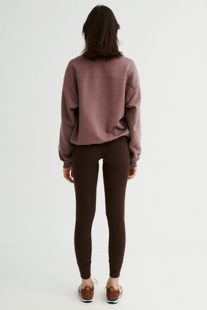 Leggings in organic cotton / 04 / 01 / dark chocolate