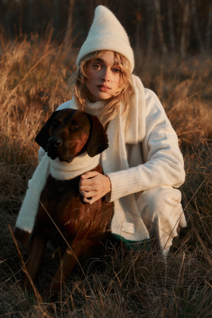 Turtleneck in wool / 16 / 16 / cream white