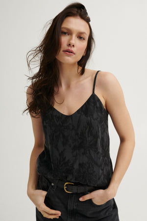 Top in lyocell & viscose / 11 / 03 / onyx black