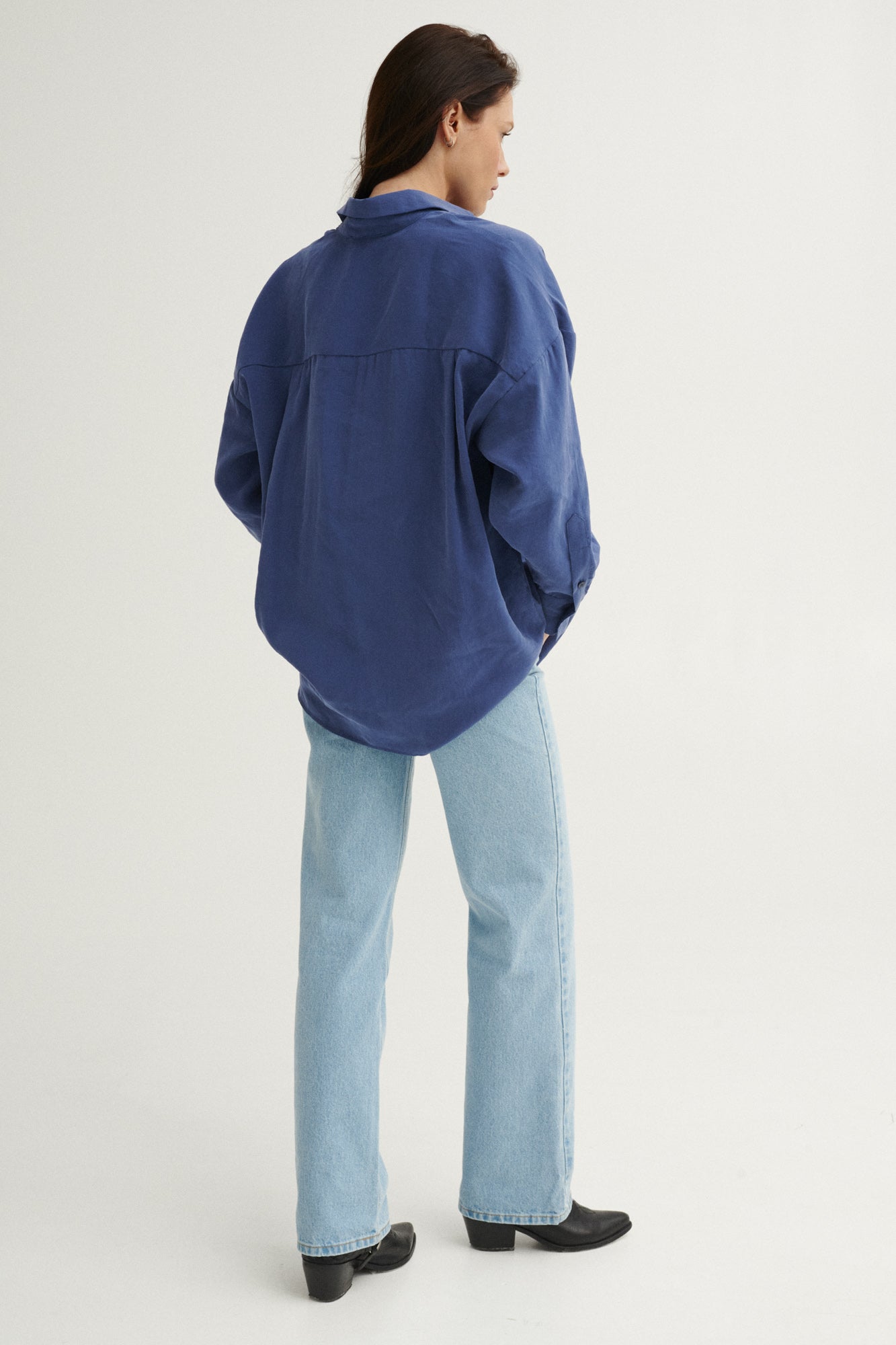 Shirt in modal / 12 / 16 / olympian blue