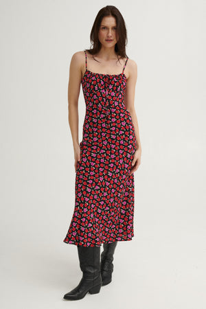 Dress in viscose / 03 / 27 / rose garden