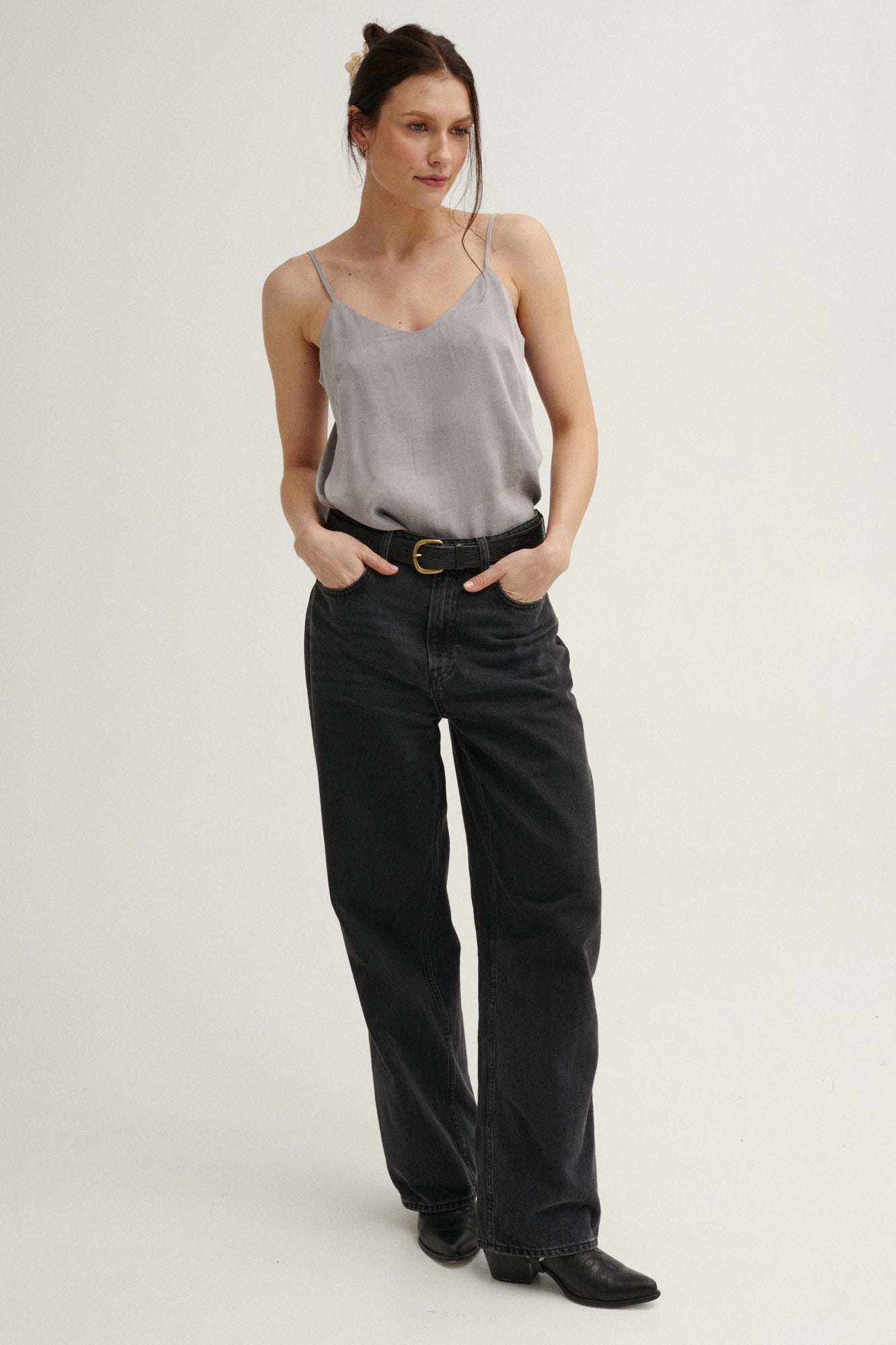 Top in lyocell & viscose / 11 / 03 / silver moonlight