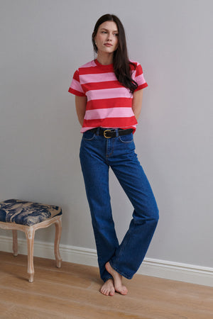 T-shirt in cotton / 13 / 29 / candy stripes