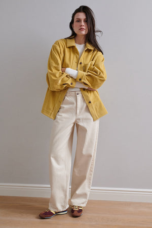 Diagonal trousers / 05 / 21 / unbleached
