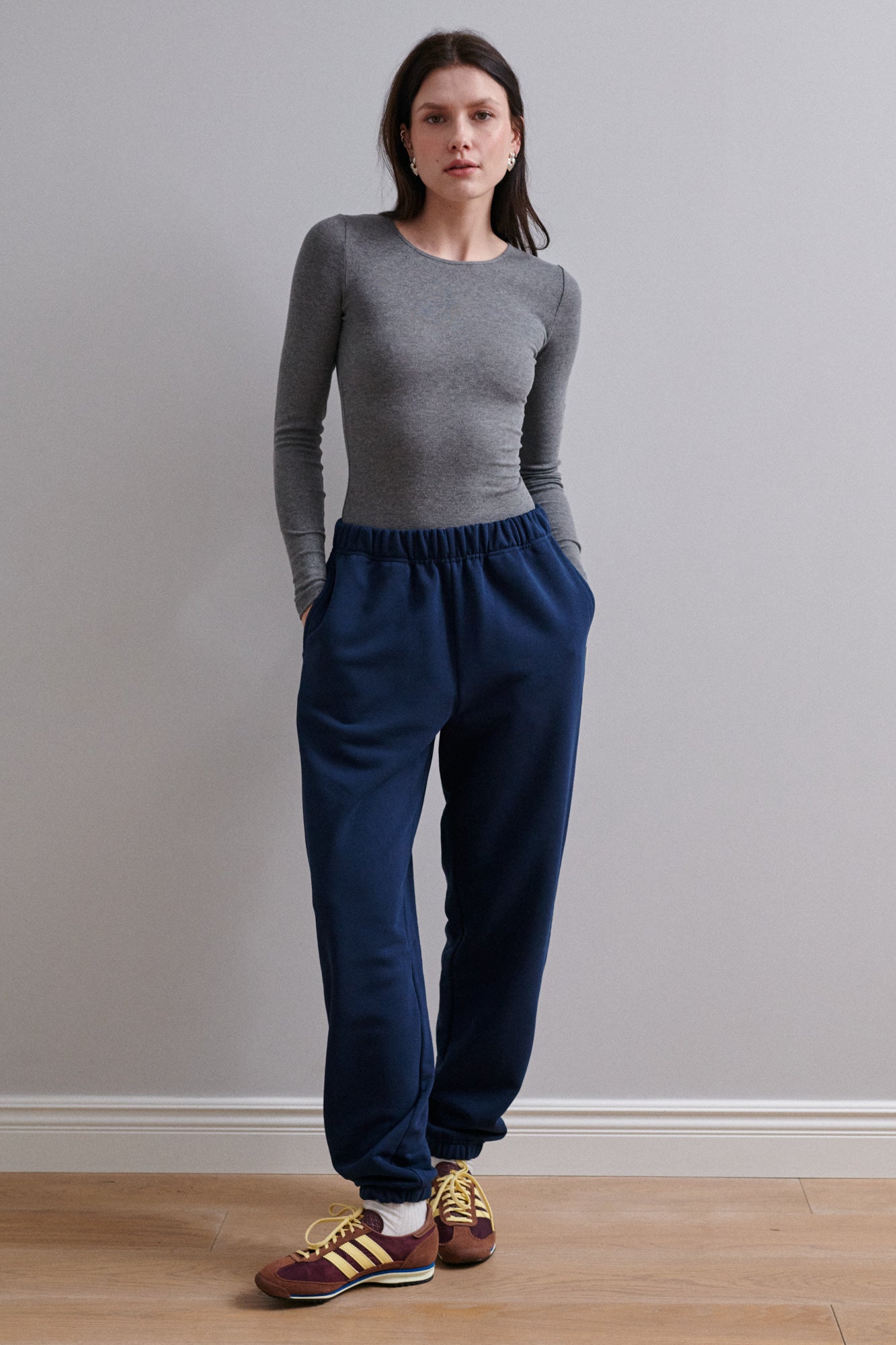 Sweatpants in cotton / 04 / 03 / night blue