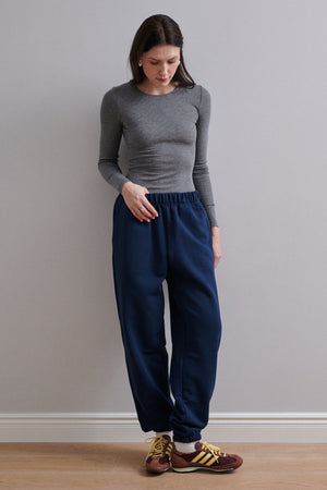 Sweatpants in cotton / 04 / 03 / night blue