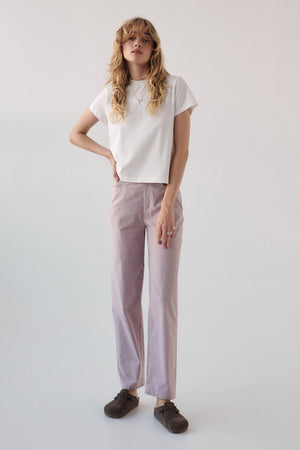 Cotton trousers / 05 / 19 / pale rose