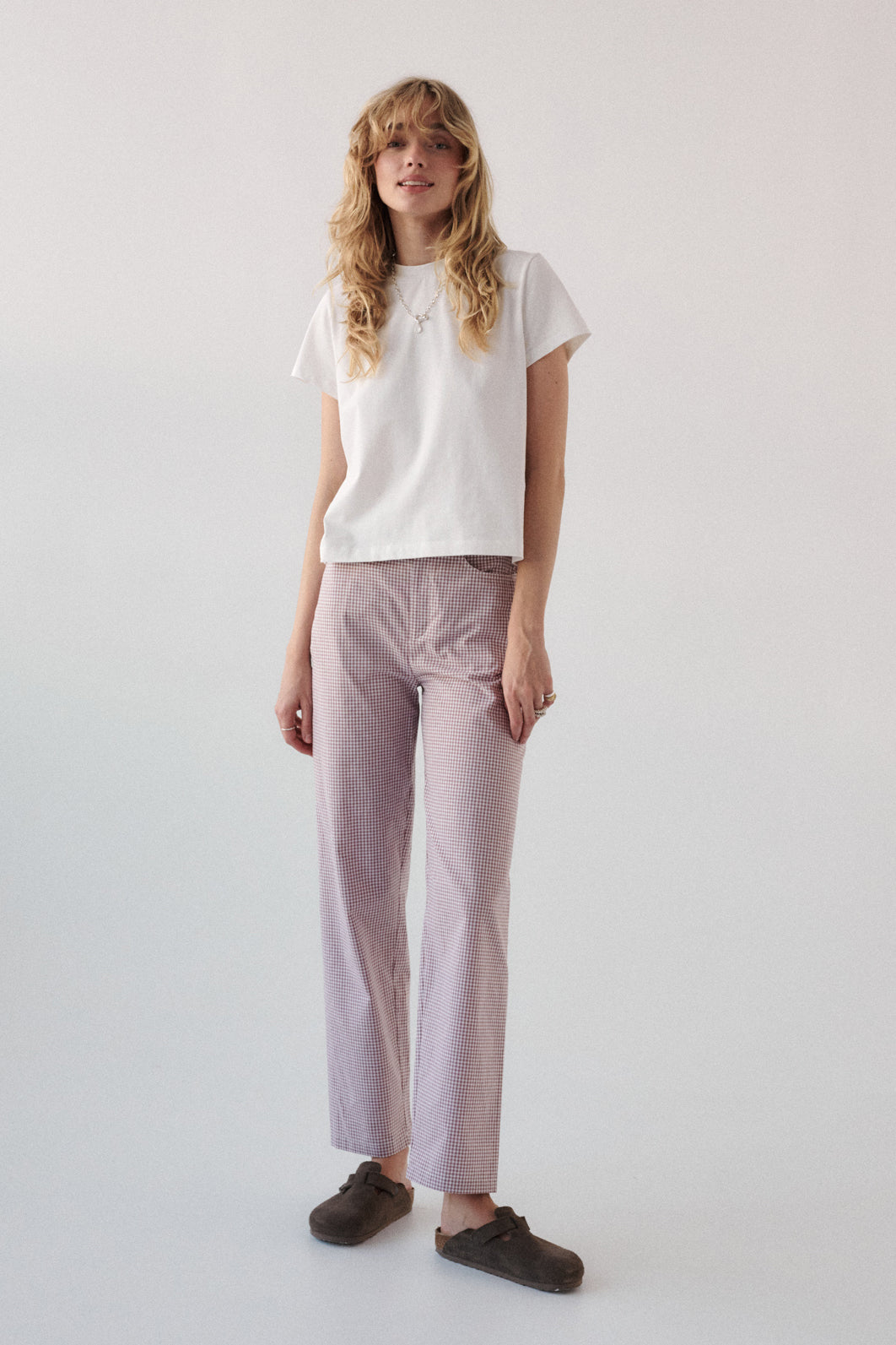 Cotton trousers / 05 / 19 / pale rose