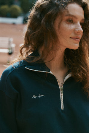 Sweatshirt in cotton / 17 / 24 / silent blue