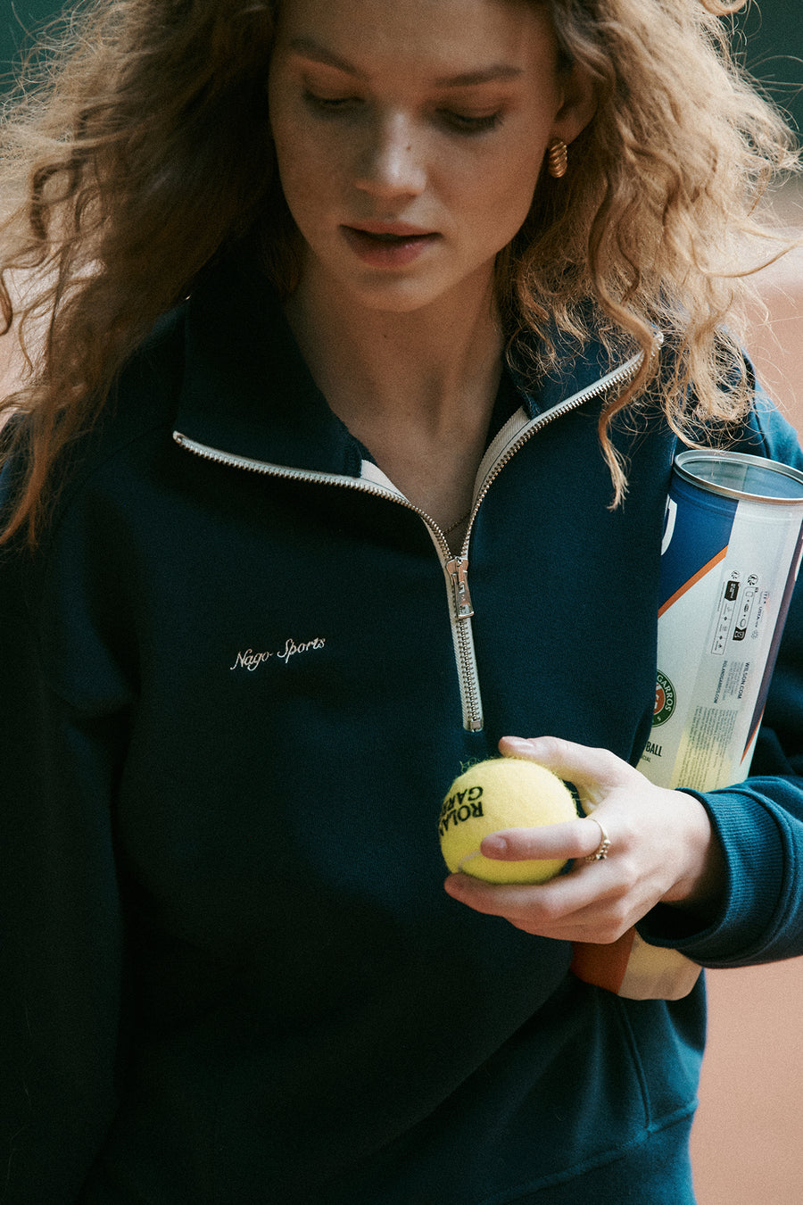 Sweatshirt in cotton / 17 / 24 / silent blue