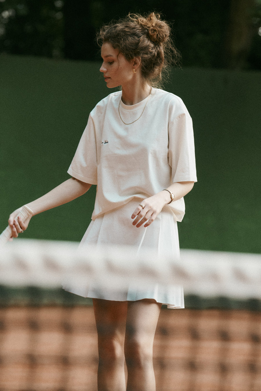 T-shirt in cotton / 13 / 01 / cream white