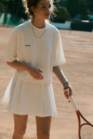 T-shirt in cotton / 13 / 01 / cream white