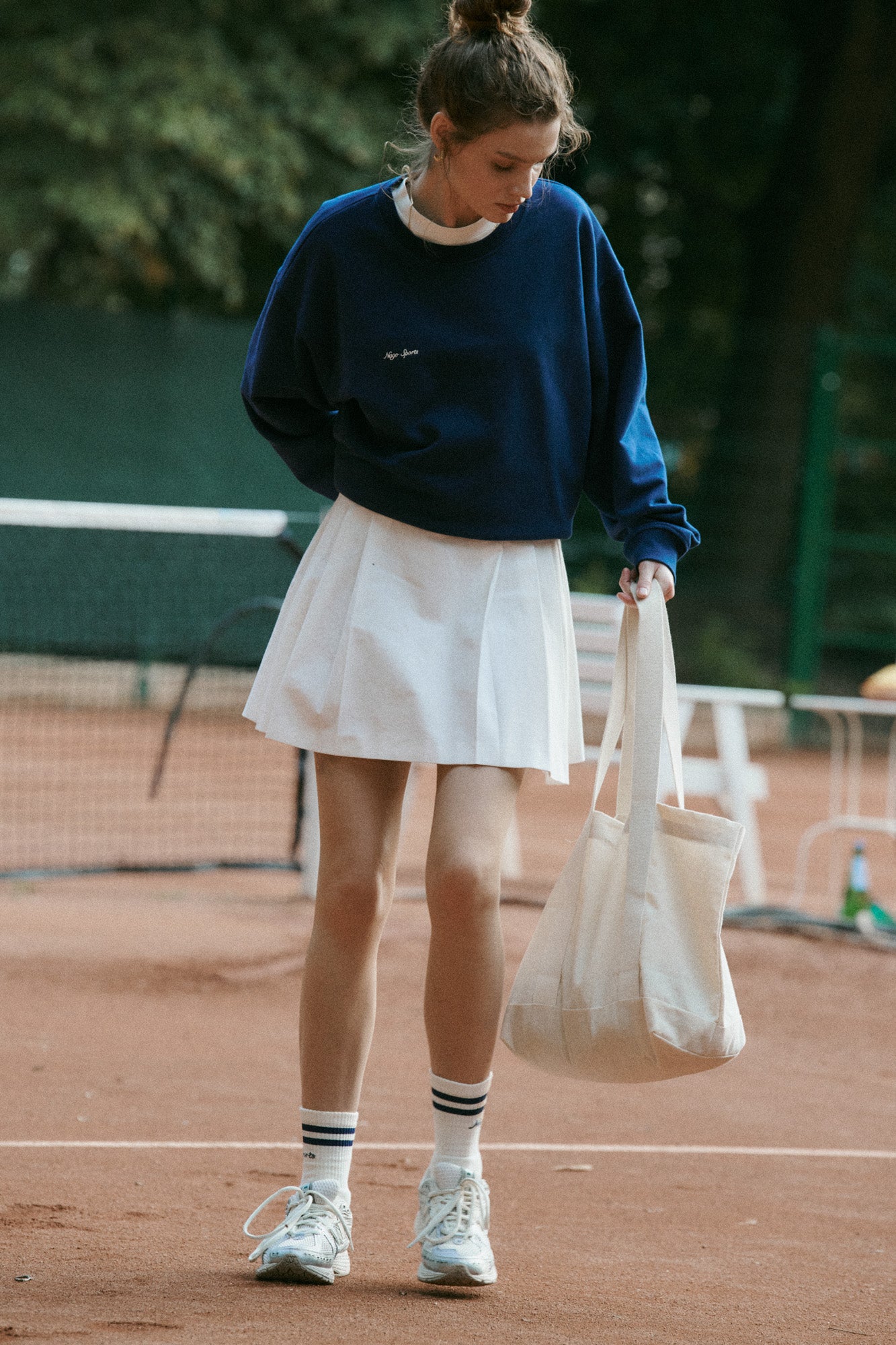 Sweatshirt in cotton / 17 / 16 / silent blue