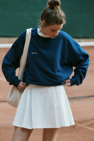 Sweatshirt in cotton / 17 / 16 / silent blue