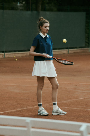 Polo shirt in cotton / 13 / 31 / silent blue