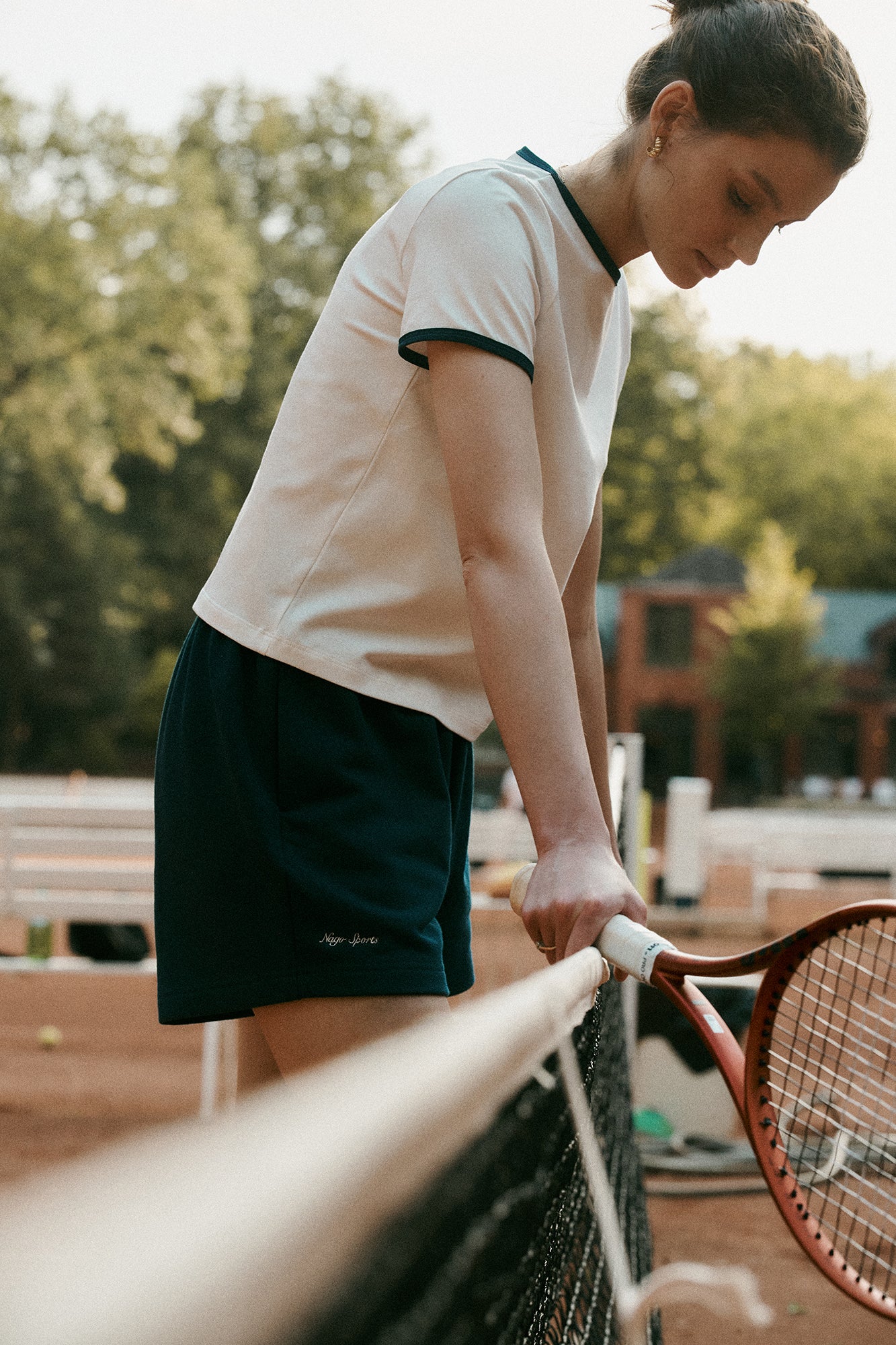 Shorts in organic cotton / 09 / 15 / silent blue