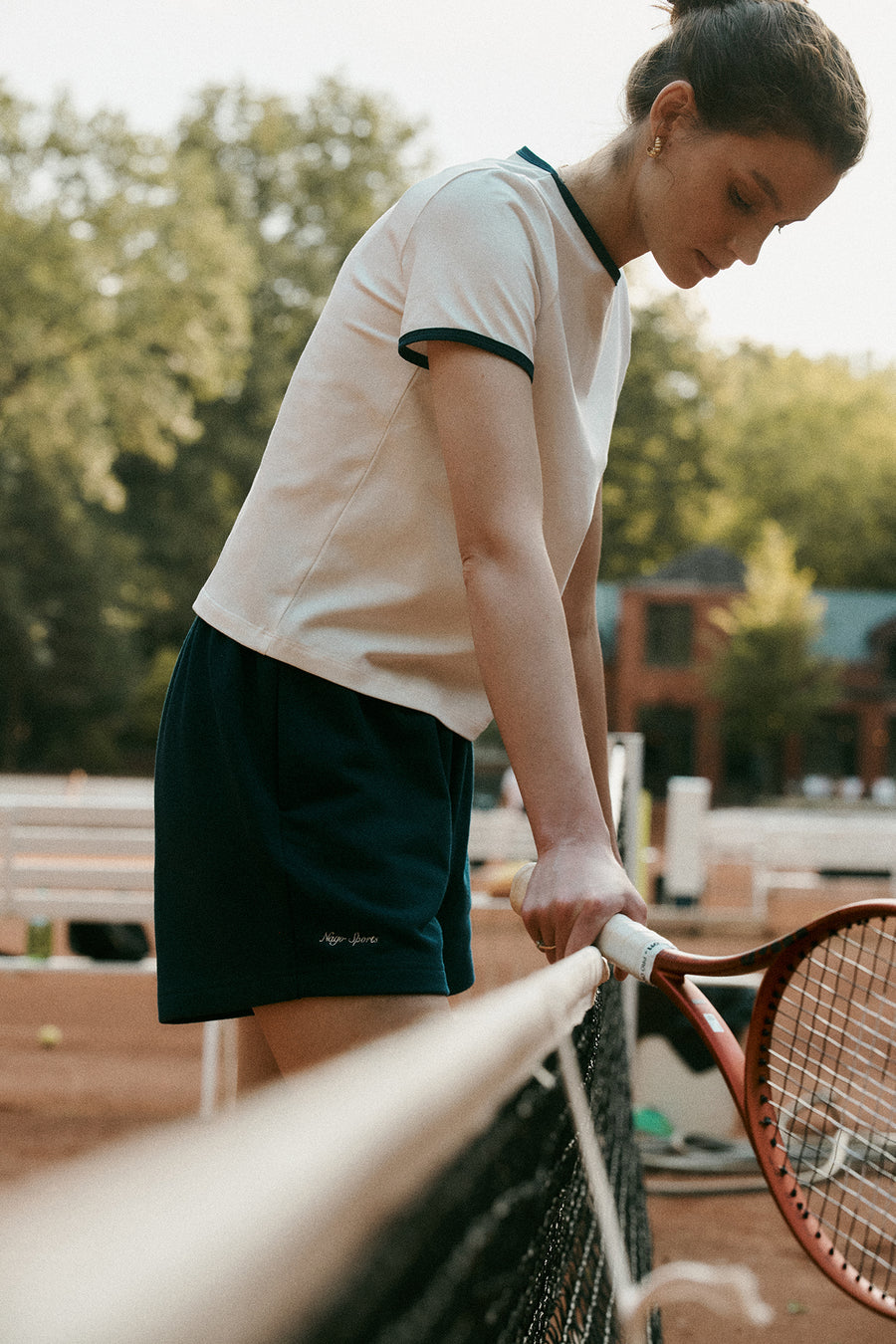 Shorts in organic cotton / 09 / 15 / silent blue