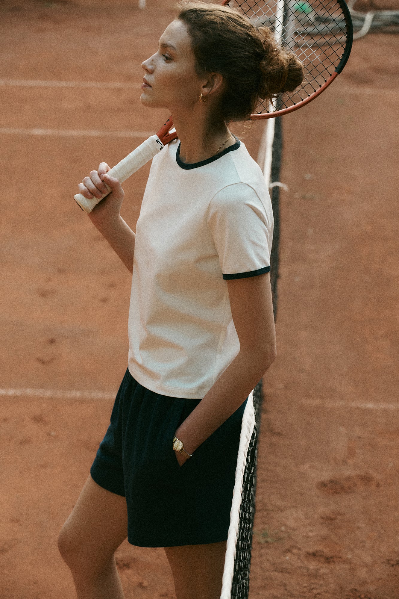 T-shirt in cotton / 13 / 30 / cream white