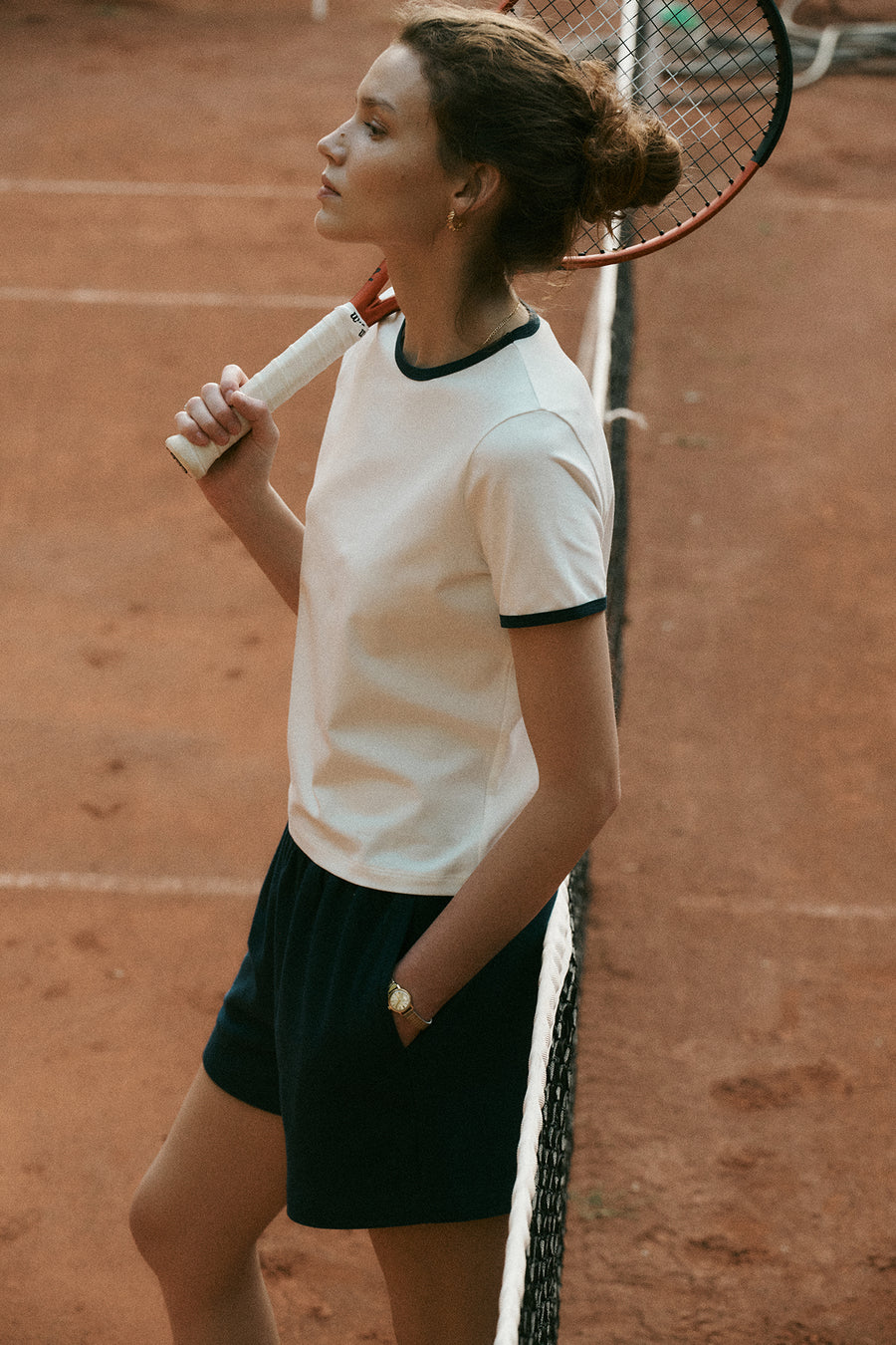 T-shirt in cotton / 13 / 30 / cream white
