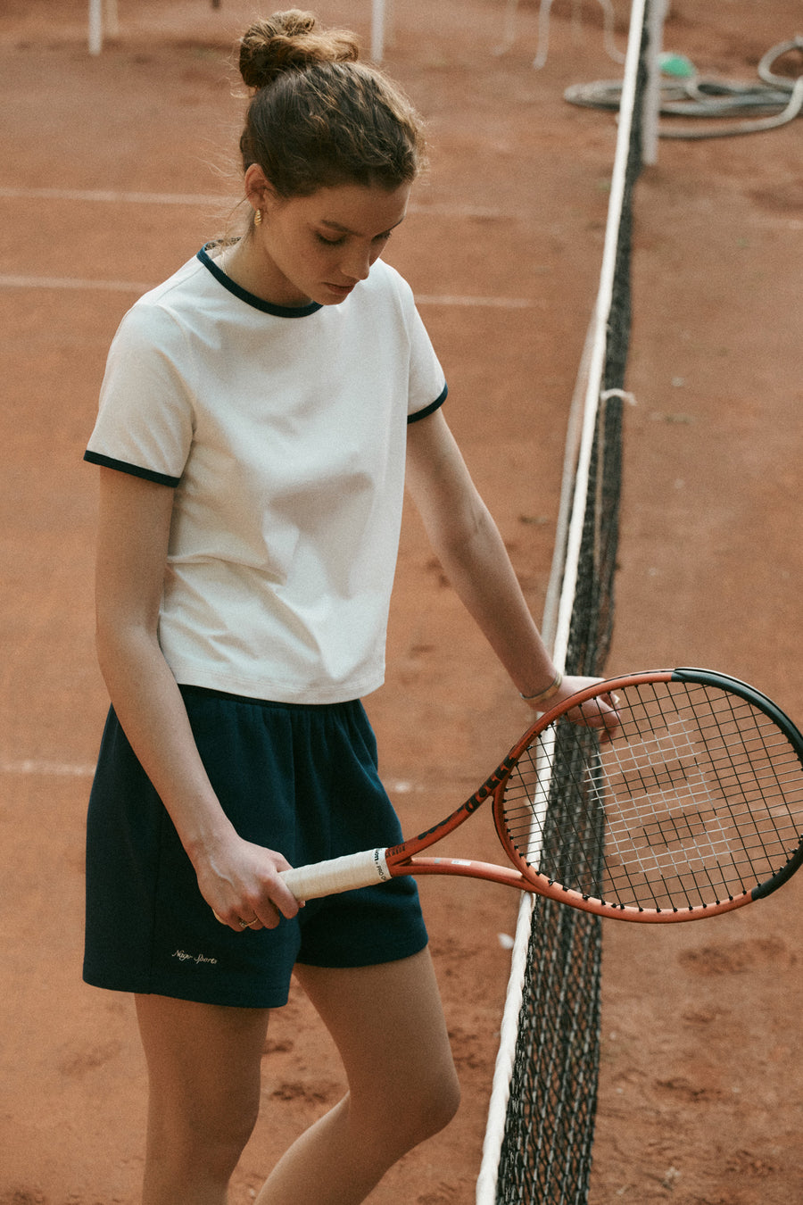 Shorts in organic cotton / 09 / 15 / silent blue