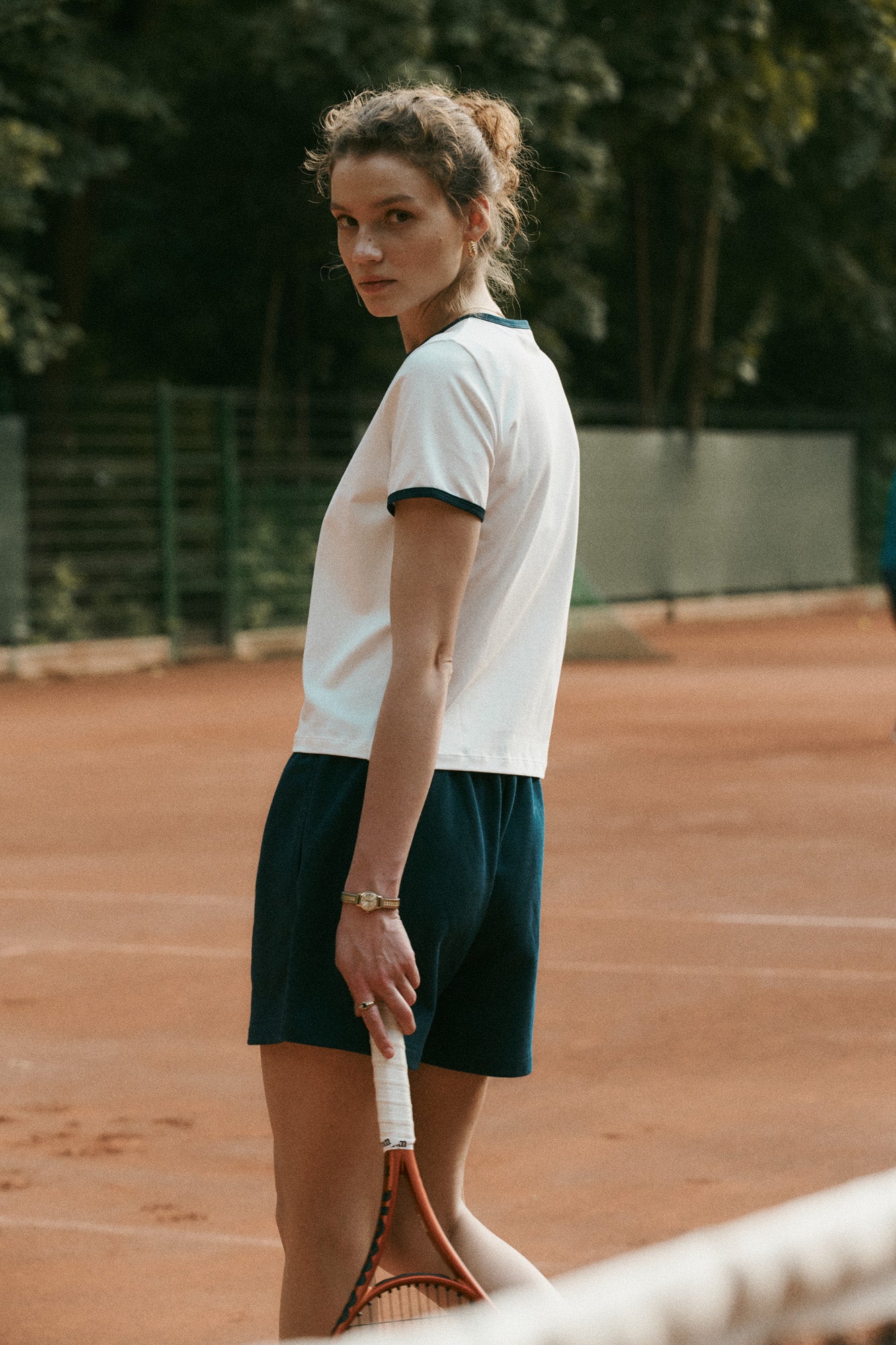 Shorts in organic cotton / 09 / 15 / silent blue