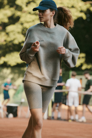 Sweatshirt in organic cotton / 17 / 16 / foggy stone