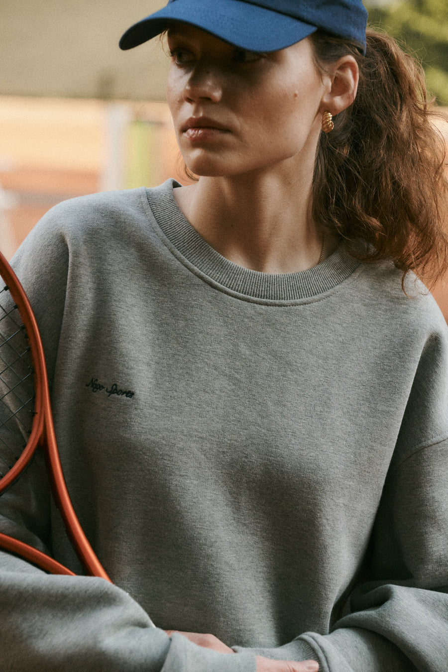 Sweatshirt in organic cotton / 17 / 16 / foggy stone