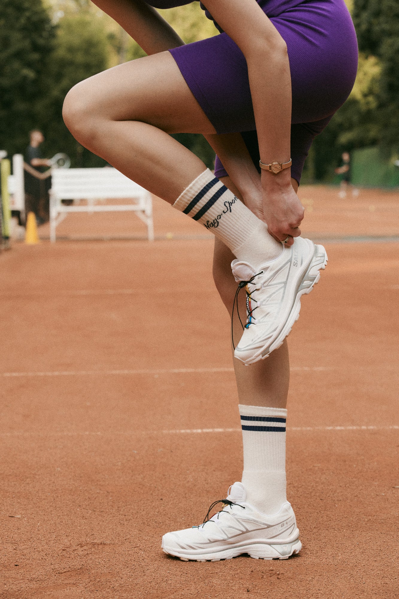 Set of socks in cotton / 21 / 22 / cream white