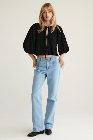 Shirt in viscose / 12 / 15 / onyx black