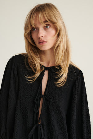 Shirt in viscose / 12 / 15 / onyx black