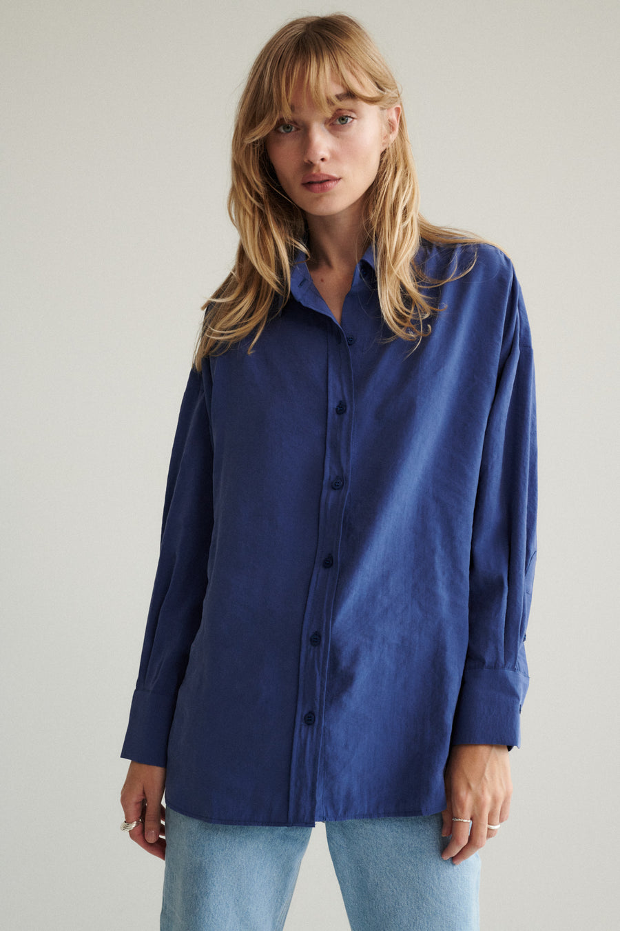 Shirt in modal / 12 / 16 / olympian blue