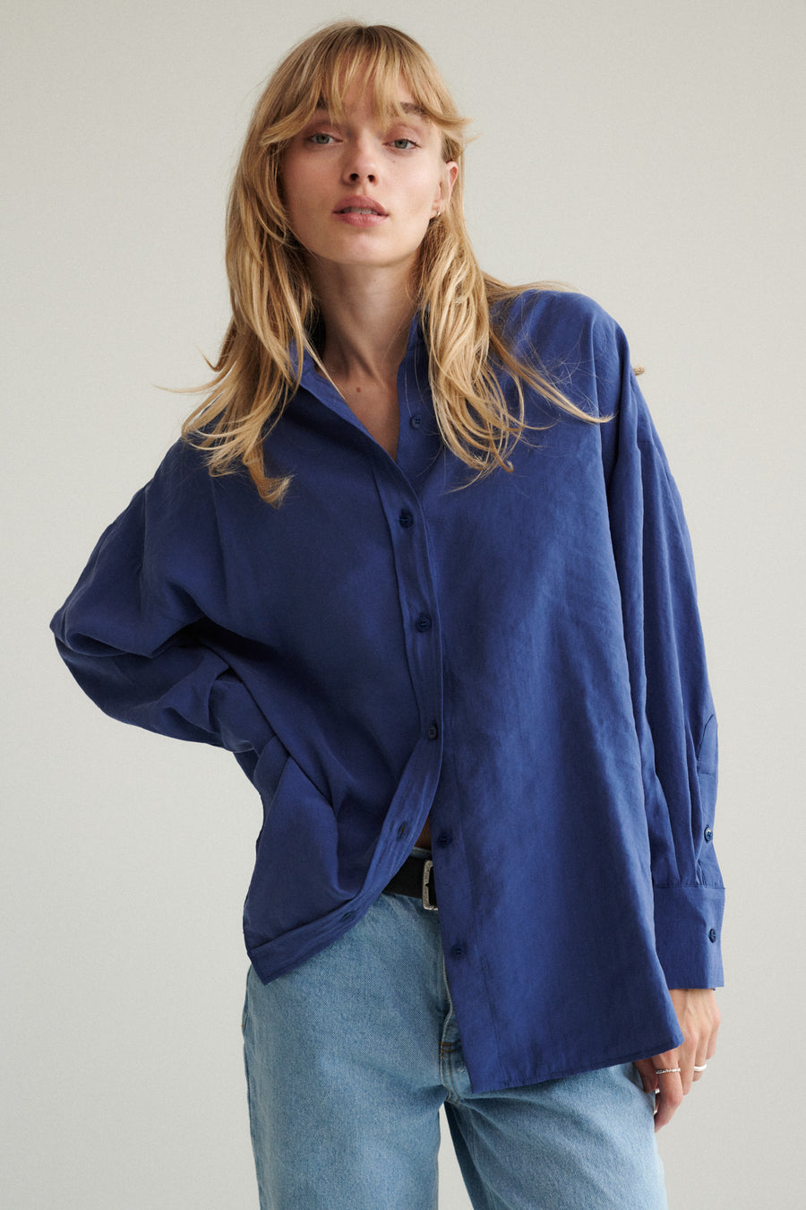 Shirt in modal / 12 / 16 / olympian blue