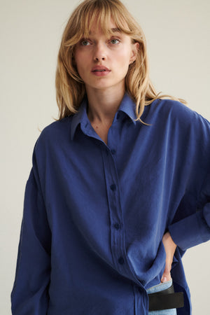 Shirt in modal / 12 / 16 / olympian blue