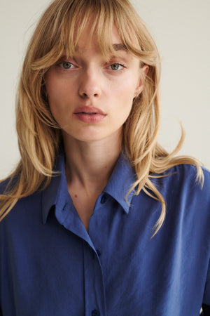 Shirt in modal / 12 / 16 / olympian blue