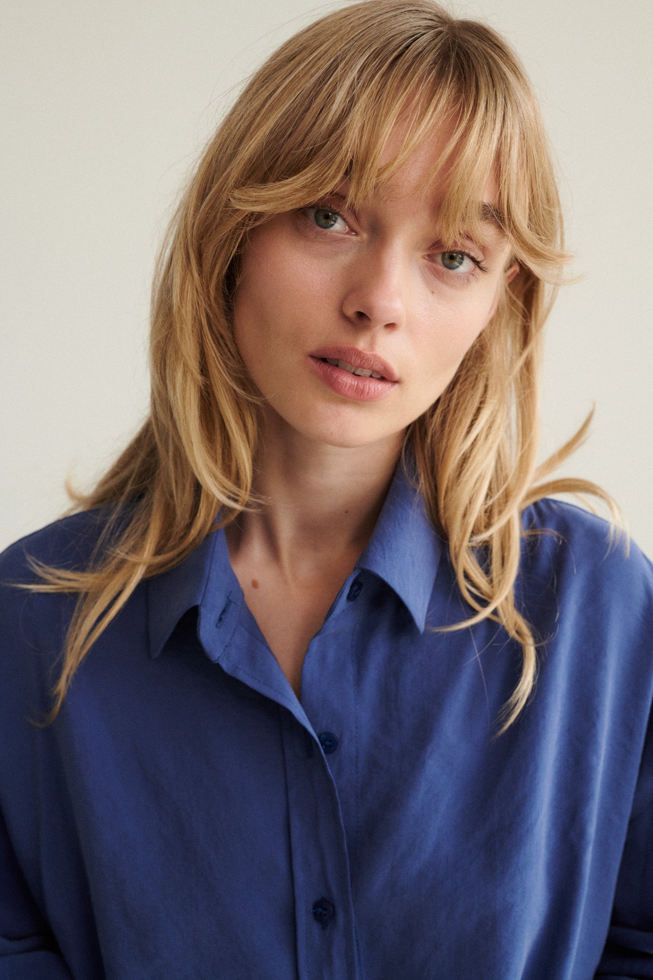 Shirt in modal / 12 / 16 / olympian blue