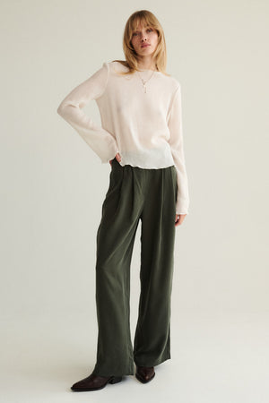 Tencel™ trousers / 05 / 02 / autumn green