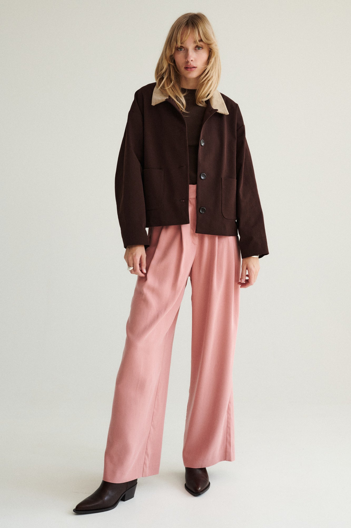 Tencel™ trousers / 05 / 02 / blush pink