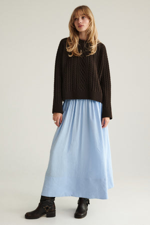 Skirt in modal / 07 / 11 / glacier blue