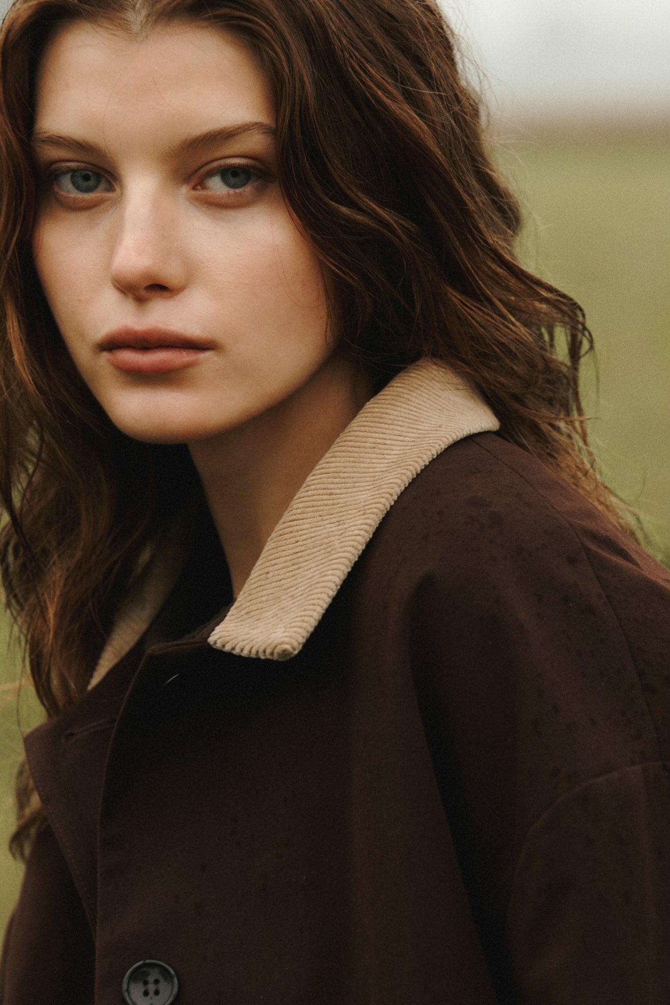 Jacket in cotton / 18 / 14 / dark chocolate