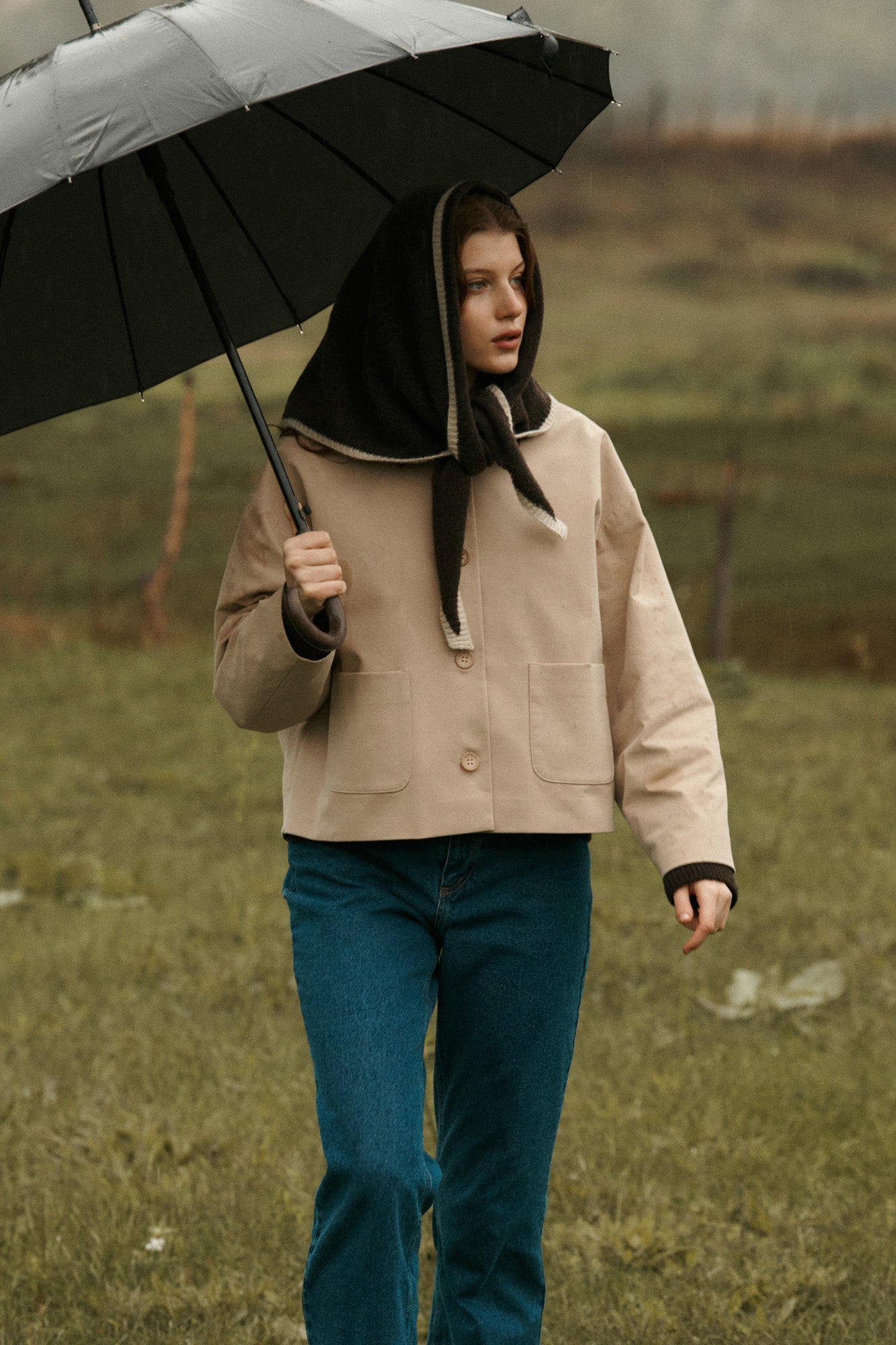 Jacket in cotton / 18 / 14 / sandstone