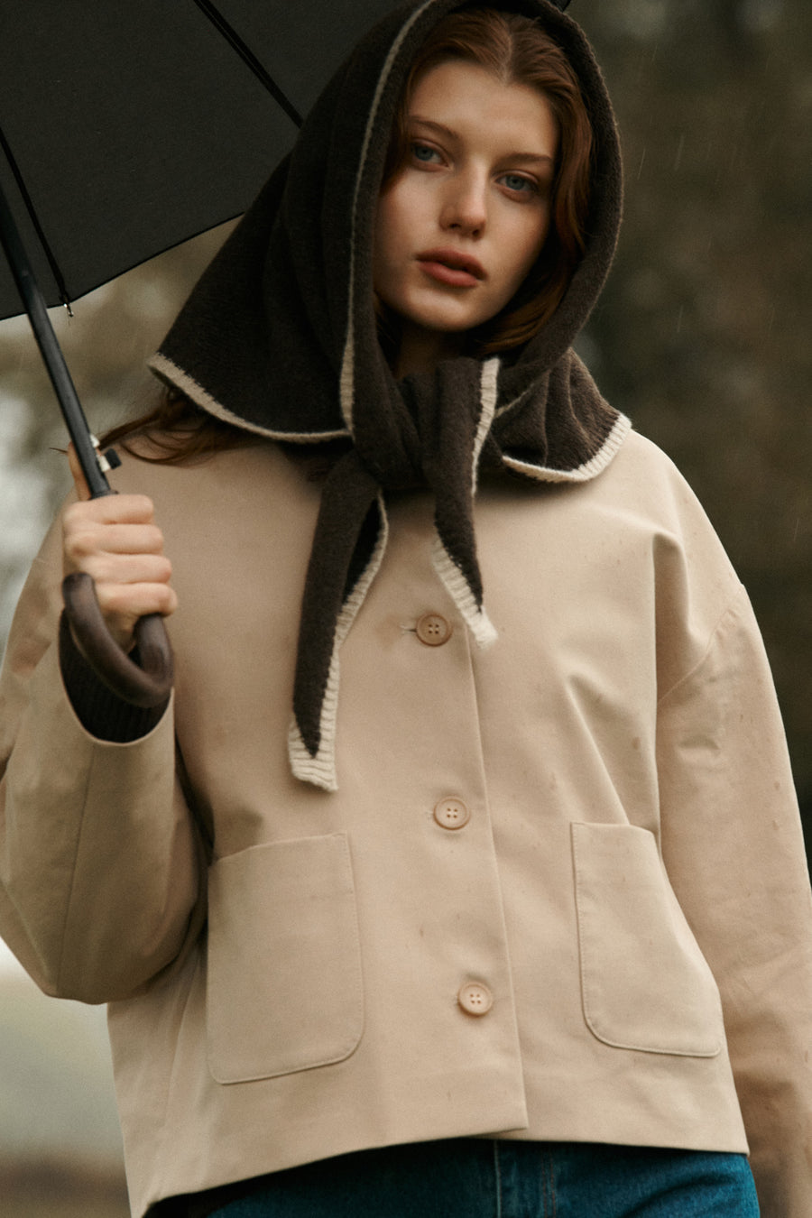 Jacket in cotton / 18 / 14 / sandstone